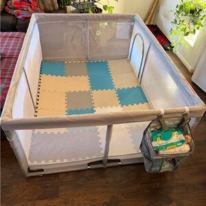 Haiksedt 70”x50” Large Baby Playpen for Babies Toddler’s or Pets NEW